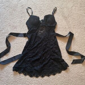 Vintage Victoria’s Secret Sexy Little Things 34C black lingerie top